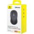 Baseus F02 Ergonomic Dual-Mode Wireless Mouse | Bluetooth 5.2 and 2.4Ghz Connectivity, Silent Buttons, 5 DPI Modes - Black